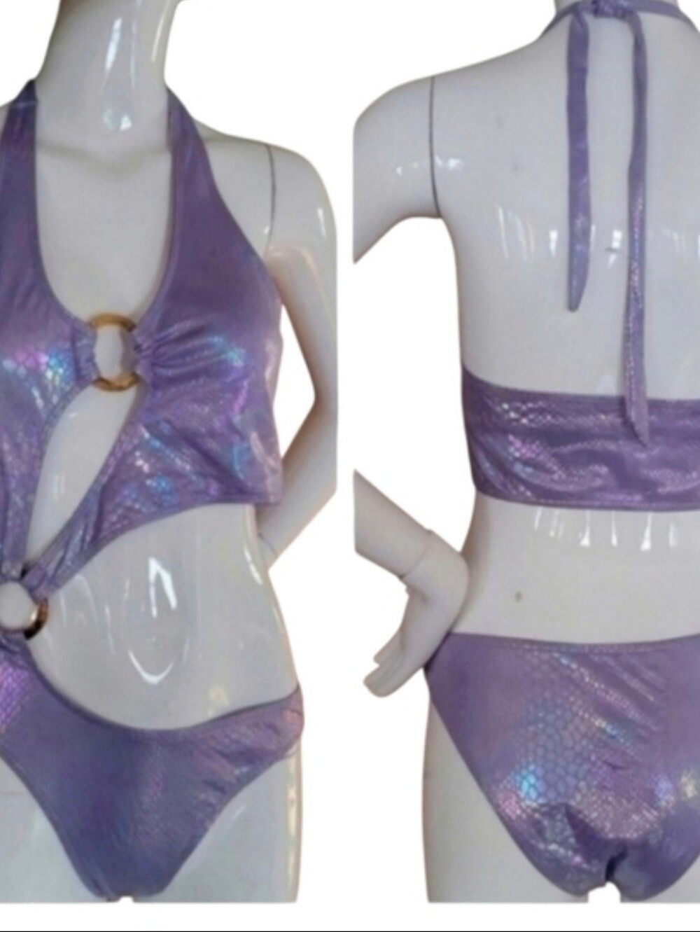 SHEIN Metallic Onepiece Swimsuit!